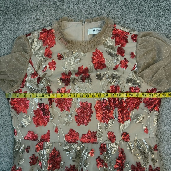 JessaKae Belle Sequins Midi Dress 3X - Picture 5 of 7